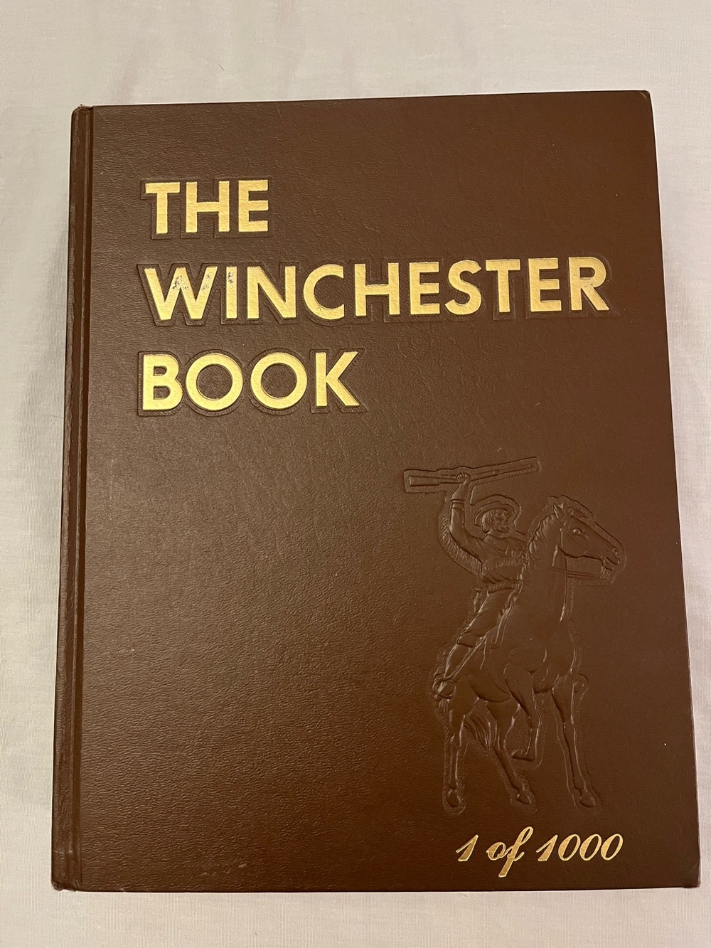 The Winchester Book - Brown Hardcover with Gold Lettering, Signed
